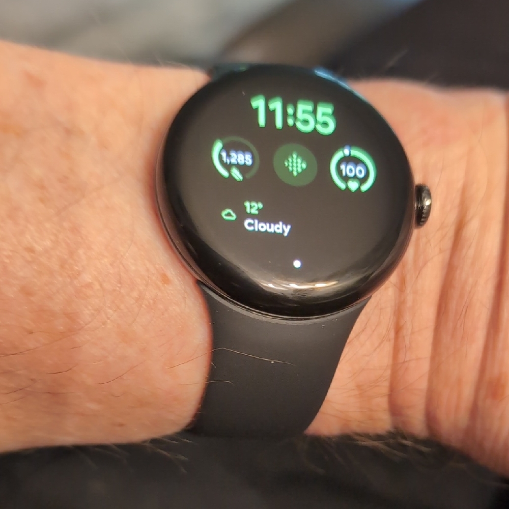 Google Smartwatch with Black Band